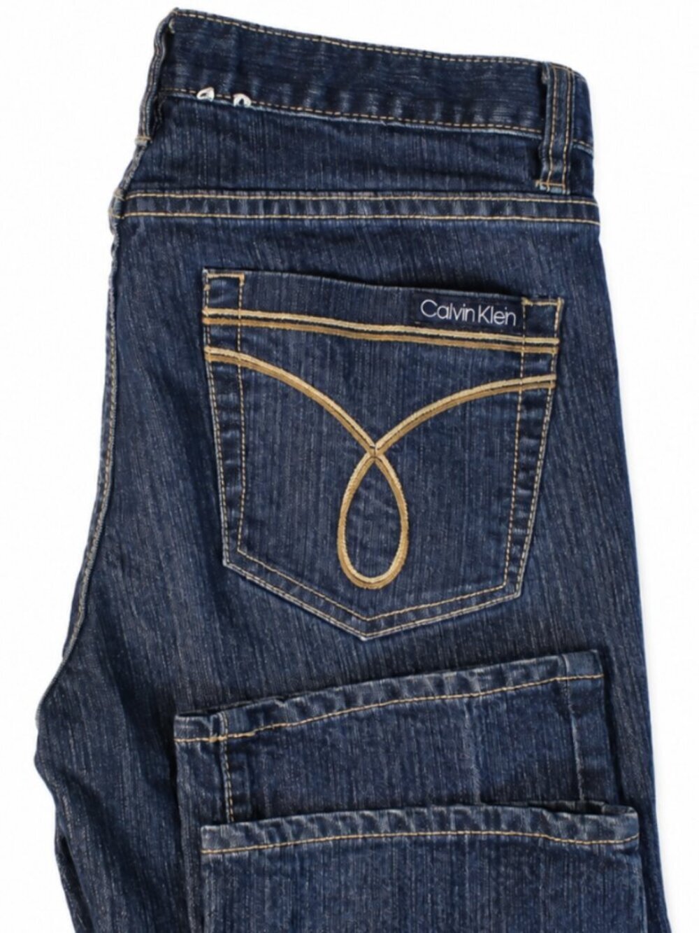Calvin Klein Jeans Womens Size 28/6 Blue Denim Dark Wash Skinny